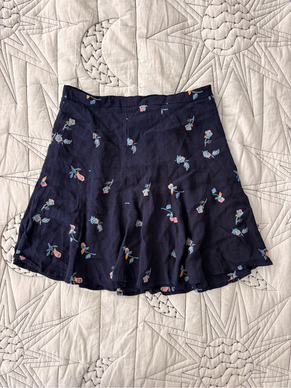 LOFT Floral Skirt